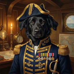 AI pet portrait style 13