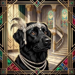 AI pet portrait style 16