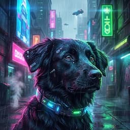 AI pet portrait style 2