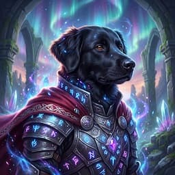 AI pet portrait style 10