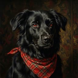 AI pet portrait style 5