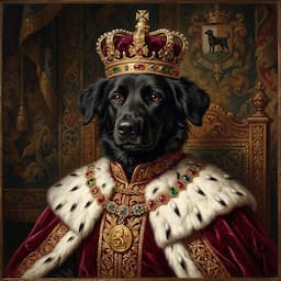 AI pet portrait style 3