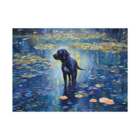 Labrador Retriever Monet Postcards