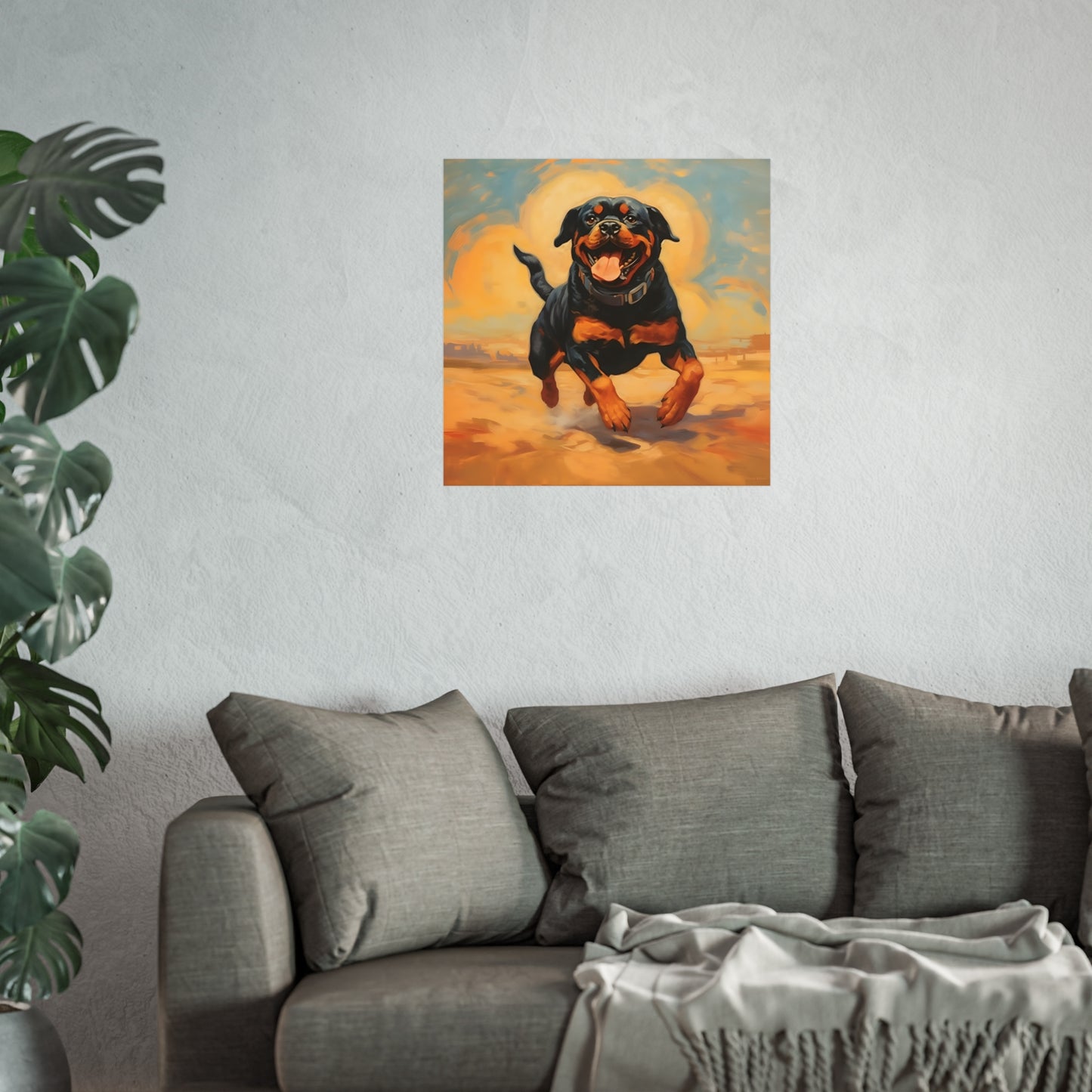 Rottweiler Dalí Giclée Print