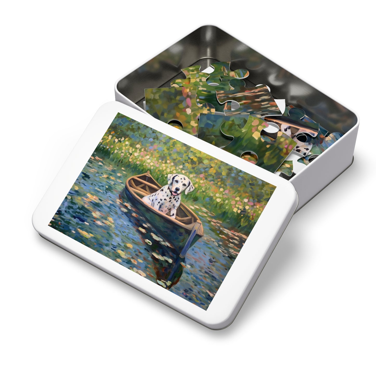 Dalmatian Monet Puzzle Jigsaw Puzzle (30, 110, 252, 500,1000-Piece)