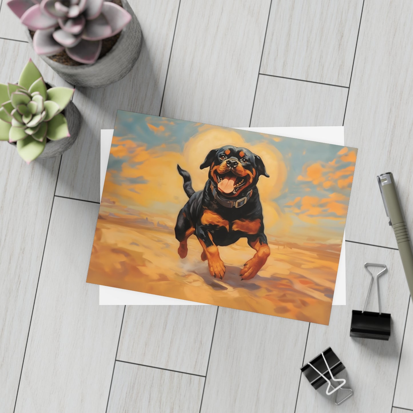 Rottweiler Dali Postcards