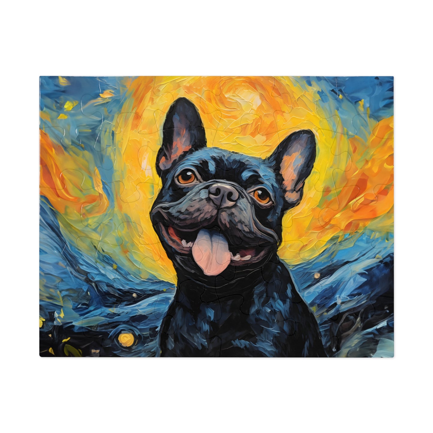 French Bulldog Van Gogh Puzzle (30, 110, 252, 500,1000-Piece)