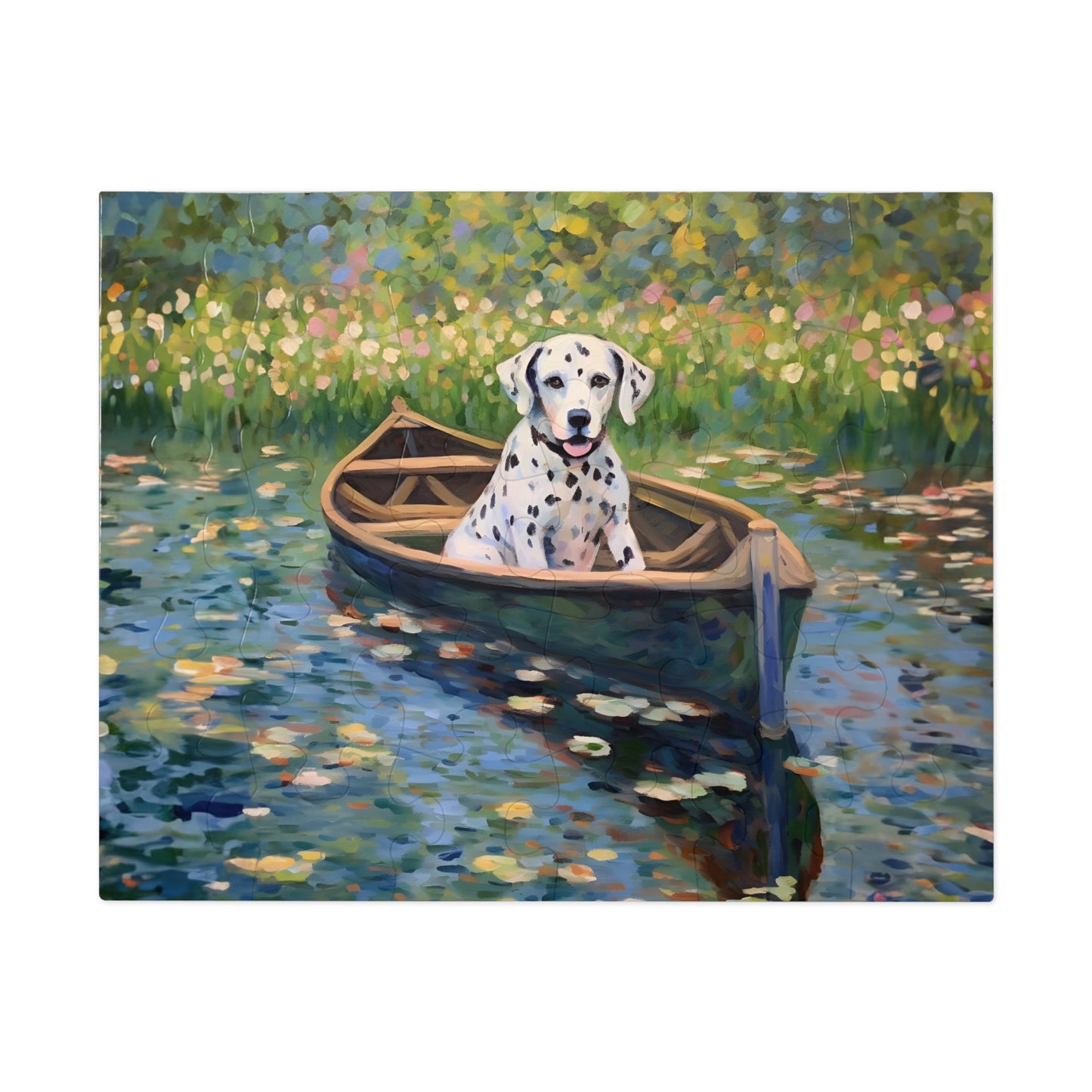 Dalmatian Monet Puzzle Jigsaw Puzzle (30, 110, 252, 500,1000-Piece)