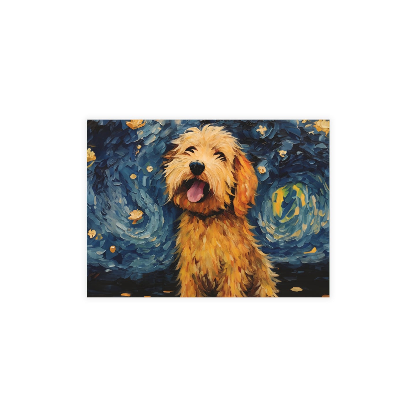 Golden Doodle Van Gogh Postcards