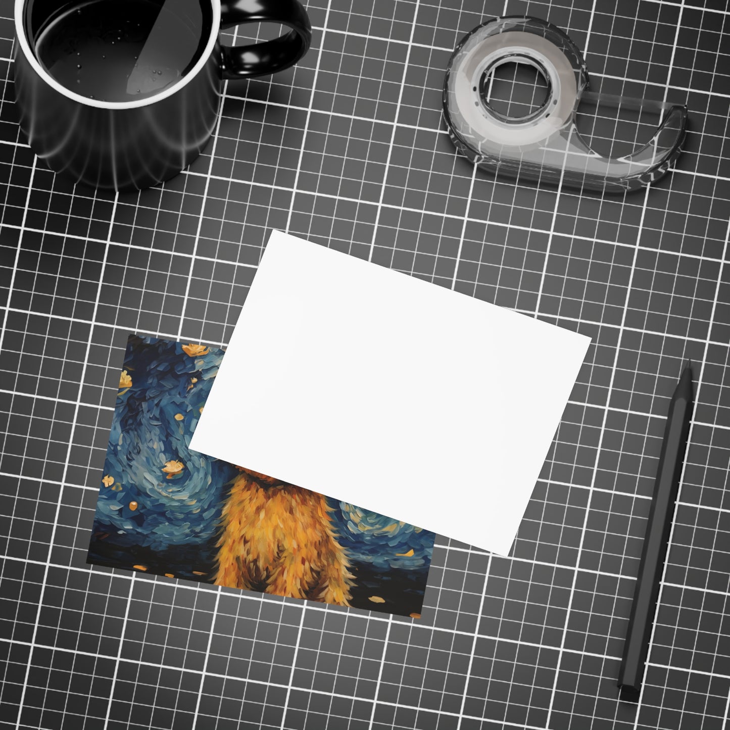 Golden Doodle Van Gogh Postcards