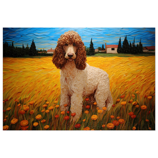 Standard Poodle Van Gogh Puzzle (30, 110, 252, 500,1000-Piece)