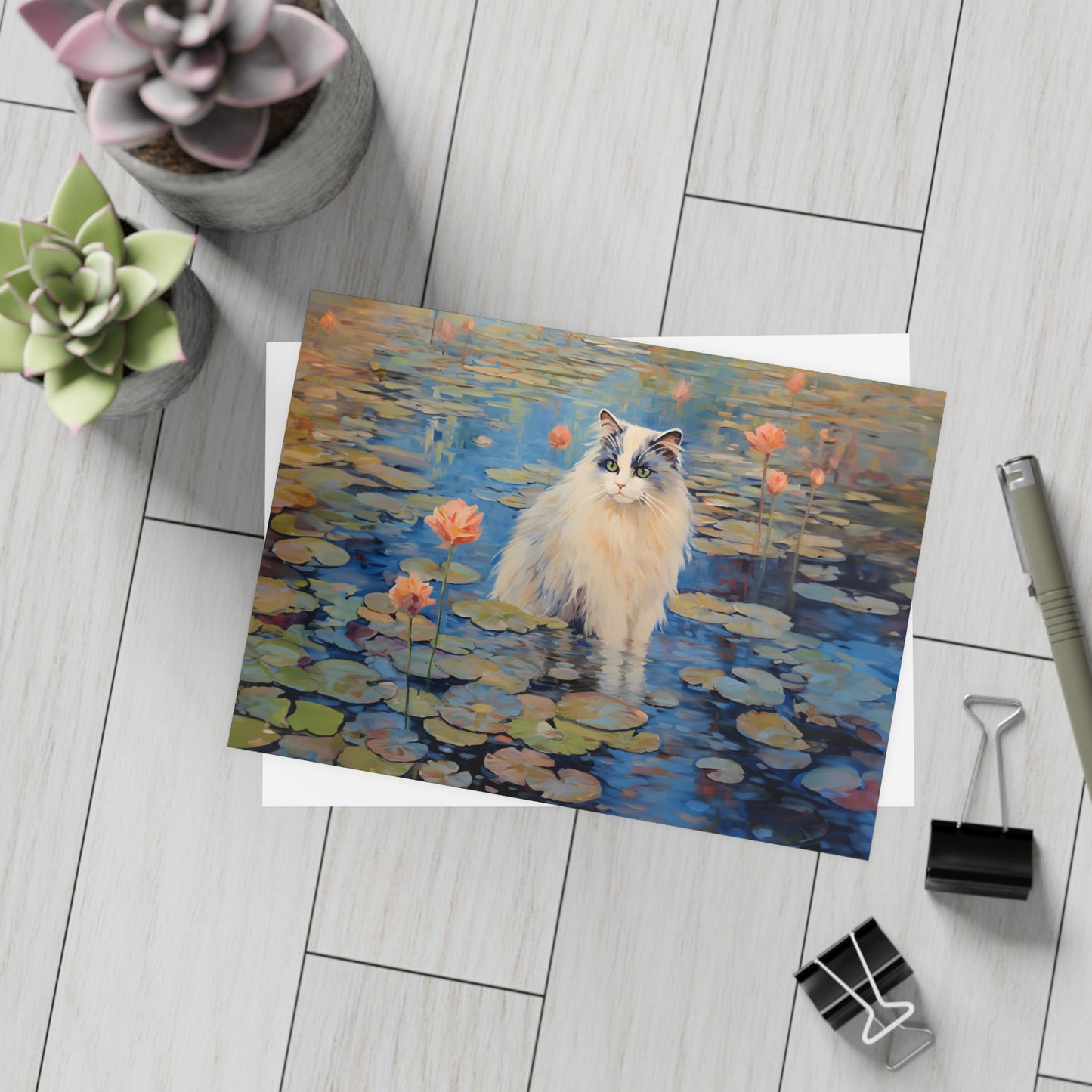 Cat Monet Postcards