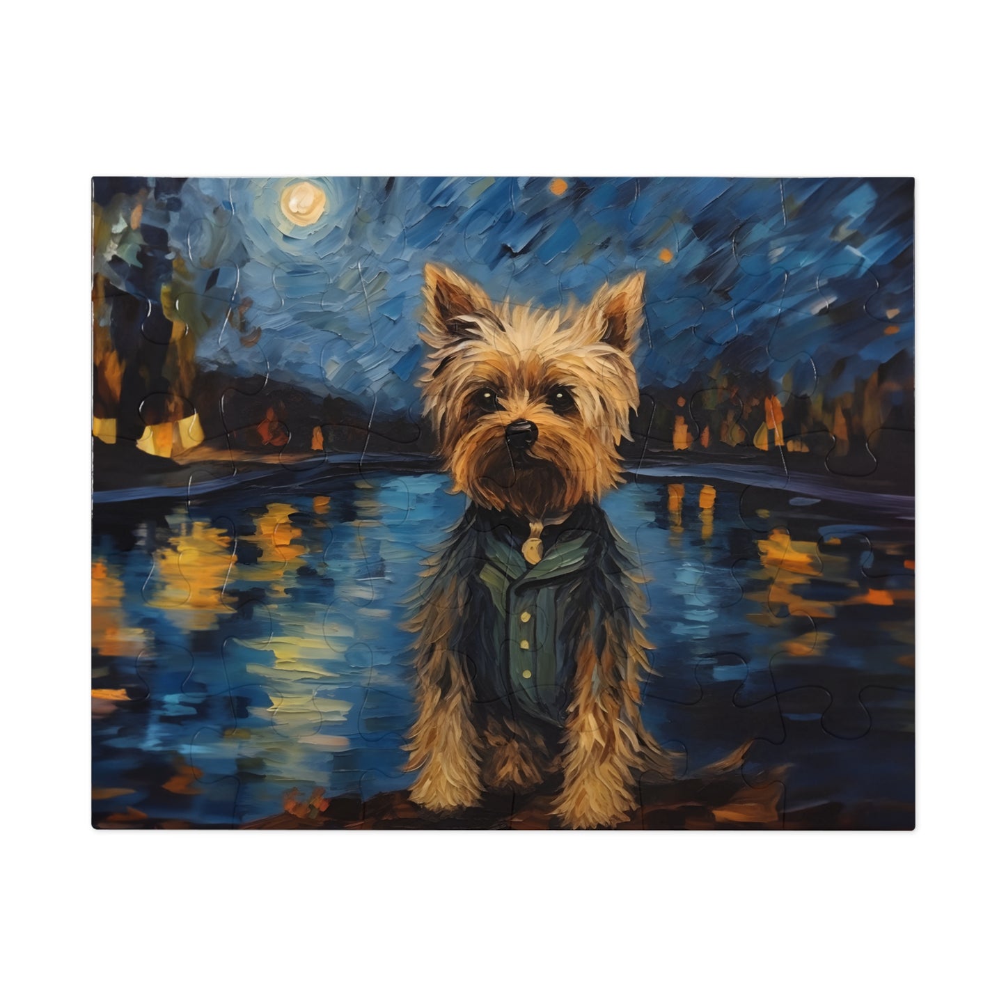 Yorkie Van Gogh Puzzle (30, 110, 252, 500,1000-Piece)