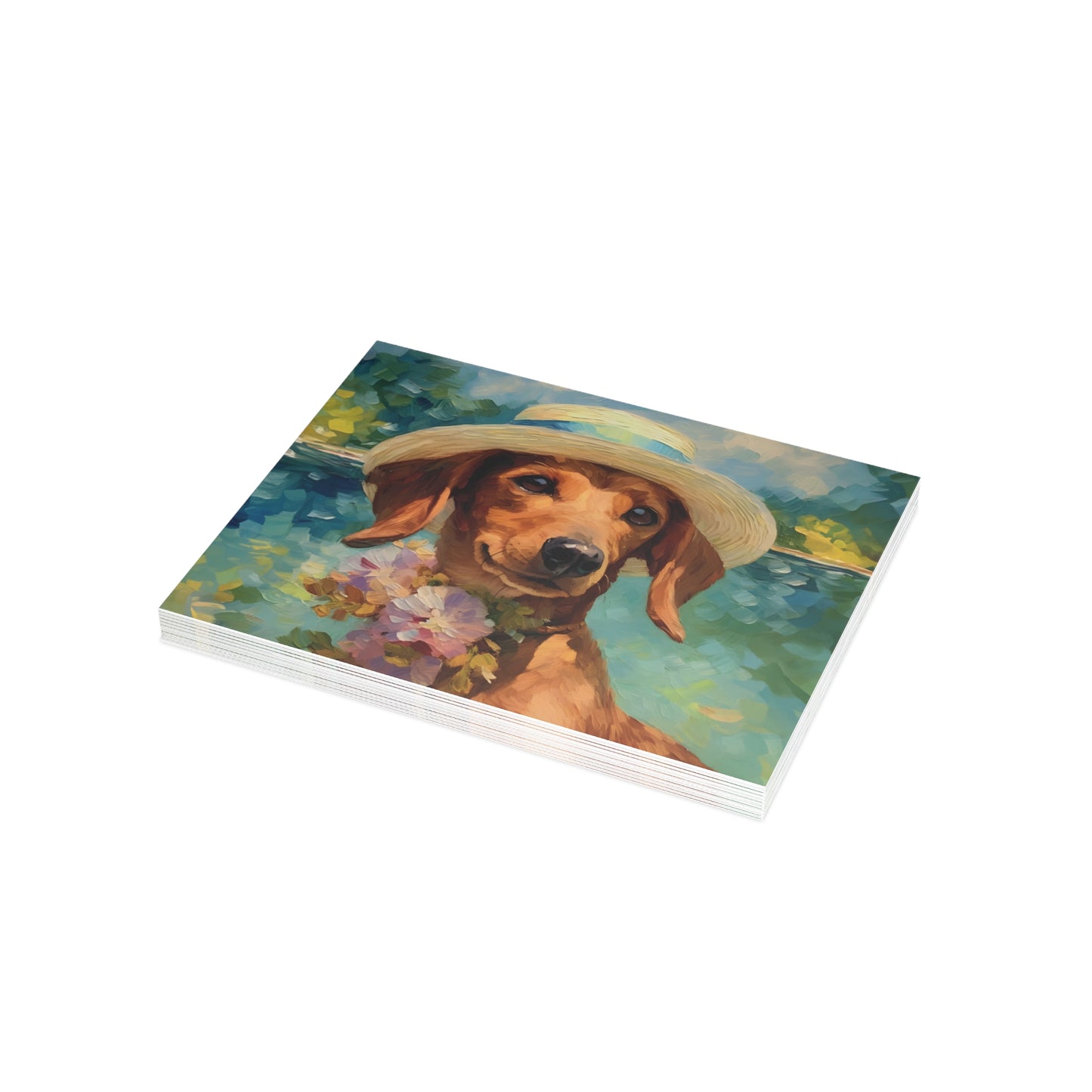 Dachshund Monet Postcards