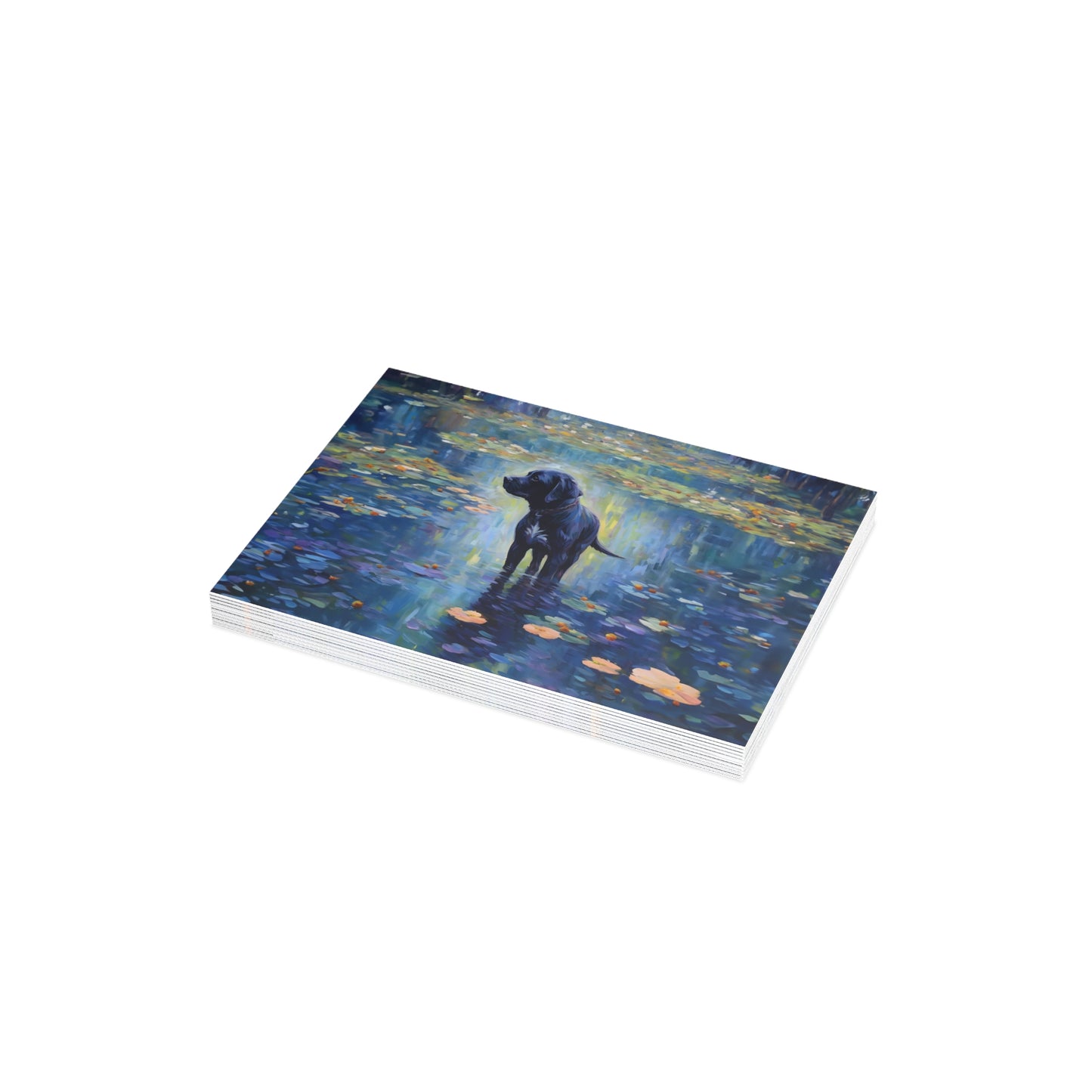 Labrador Retriever Monet Postcards