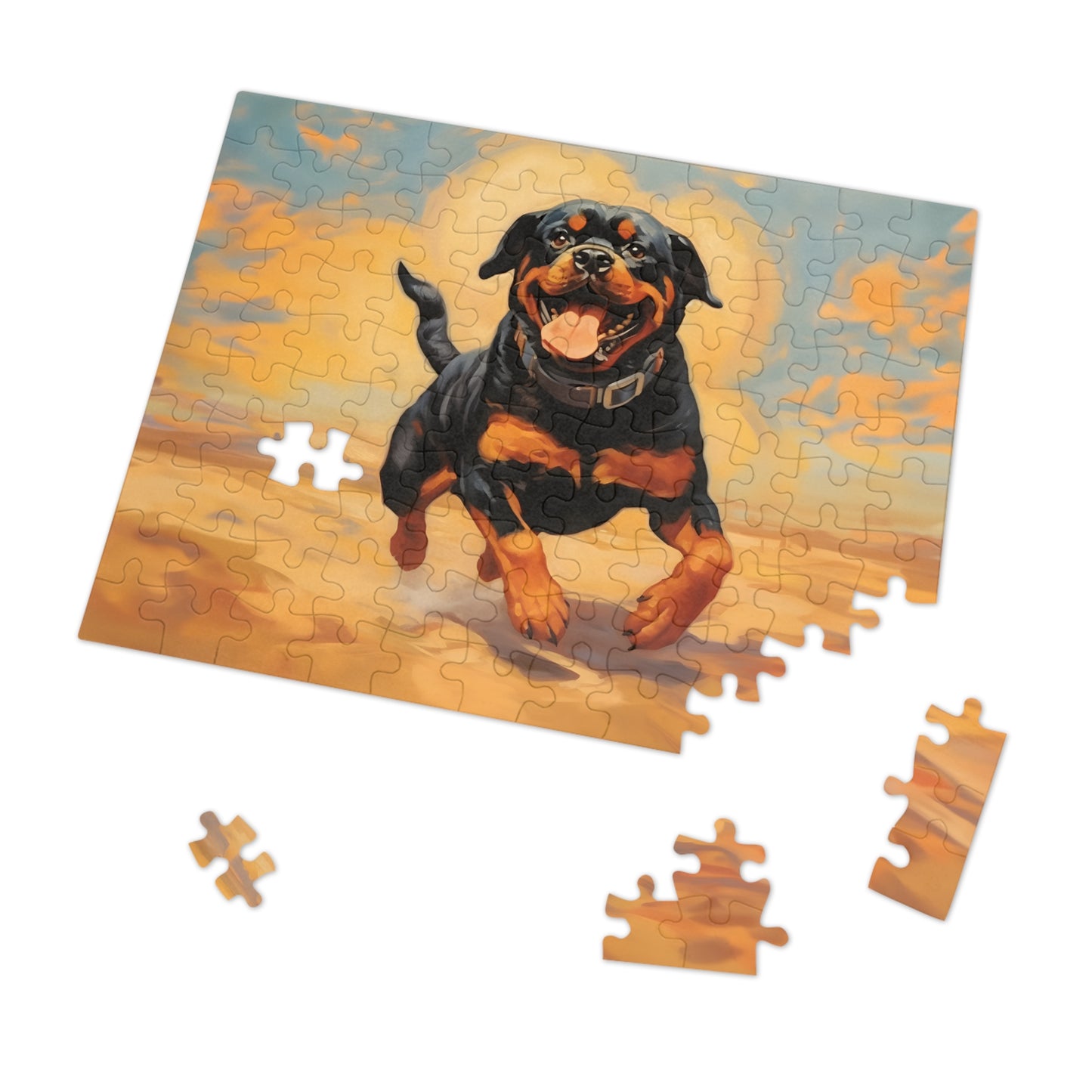 Rottweiler Dali Puzzle (30, 110, 252, 500,1000-Piece)