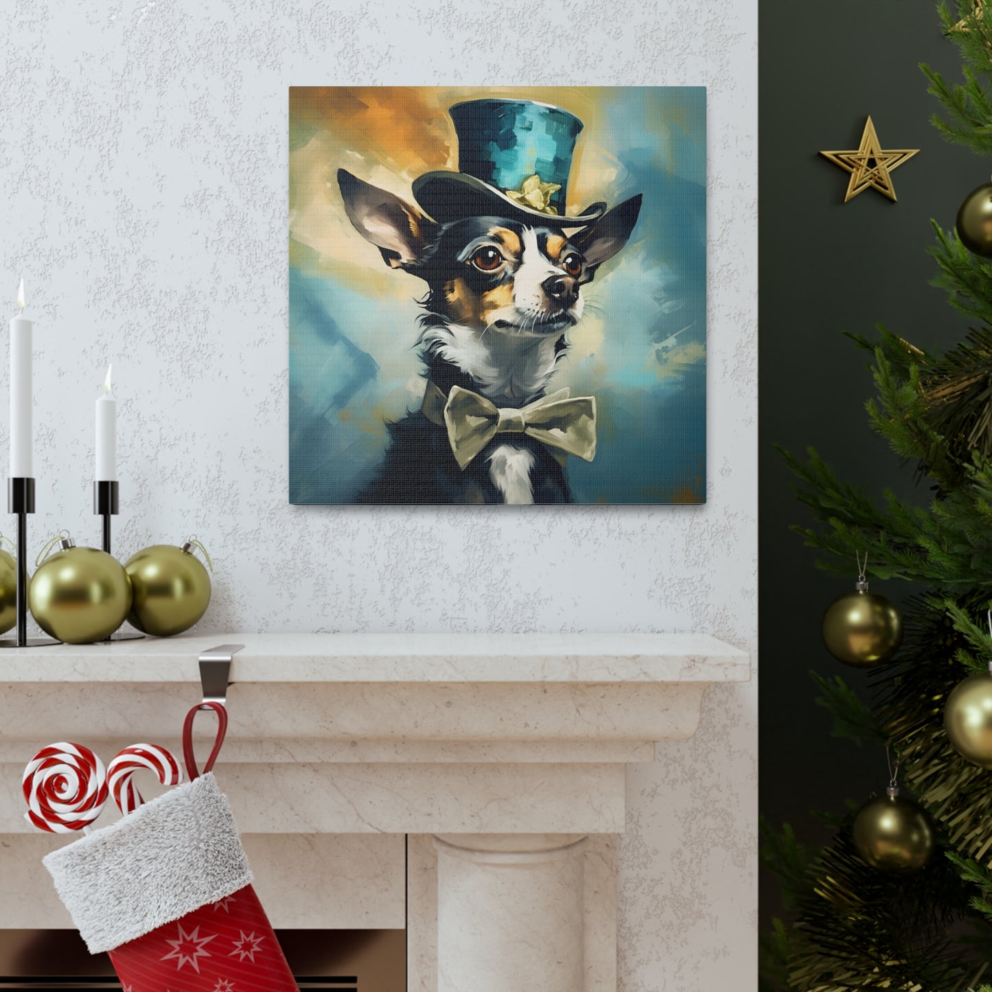 Chihuahua Dalí Canvas Print