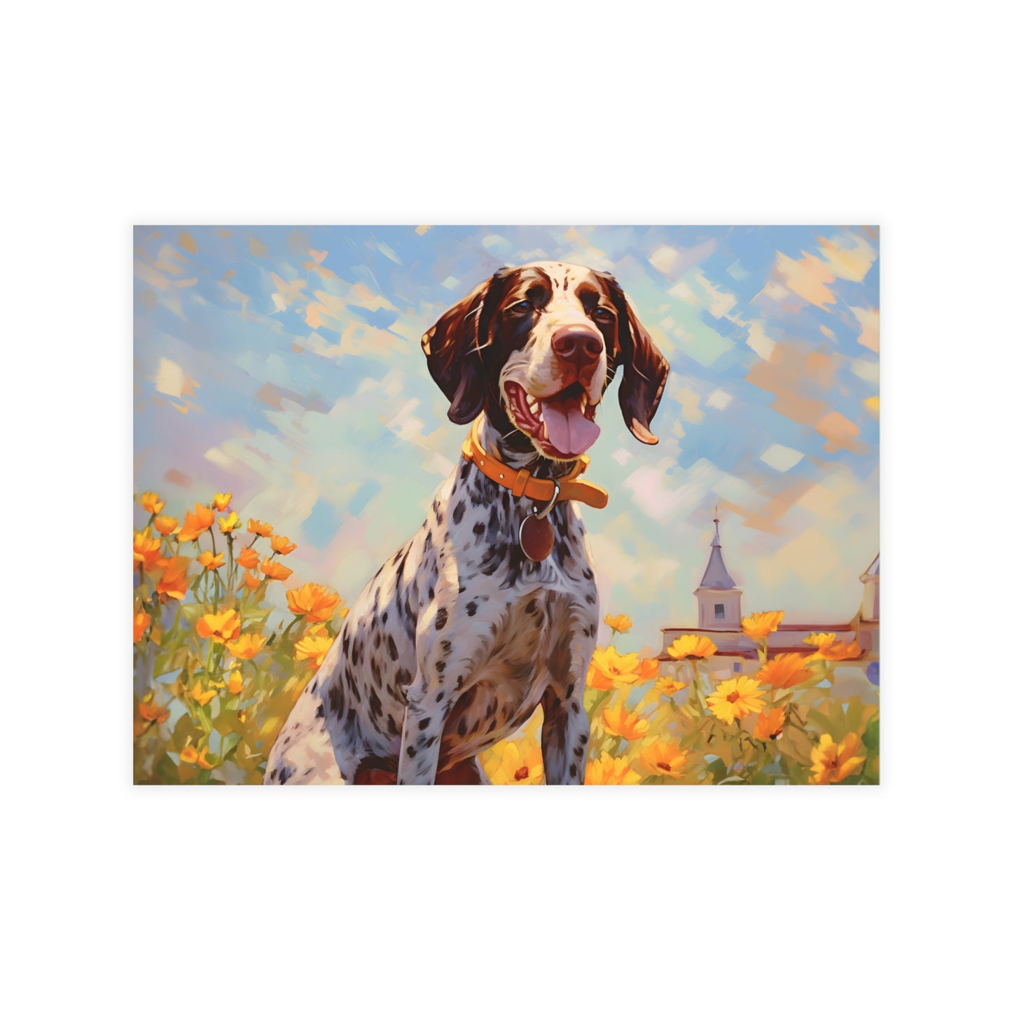 German Shorthaired Pointer Monet Postcards