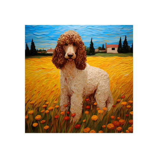 Standard Poodle Van Gogh Giclée Print