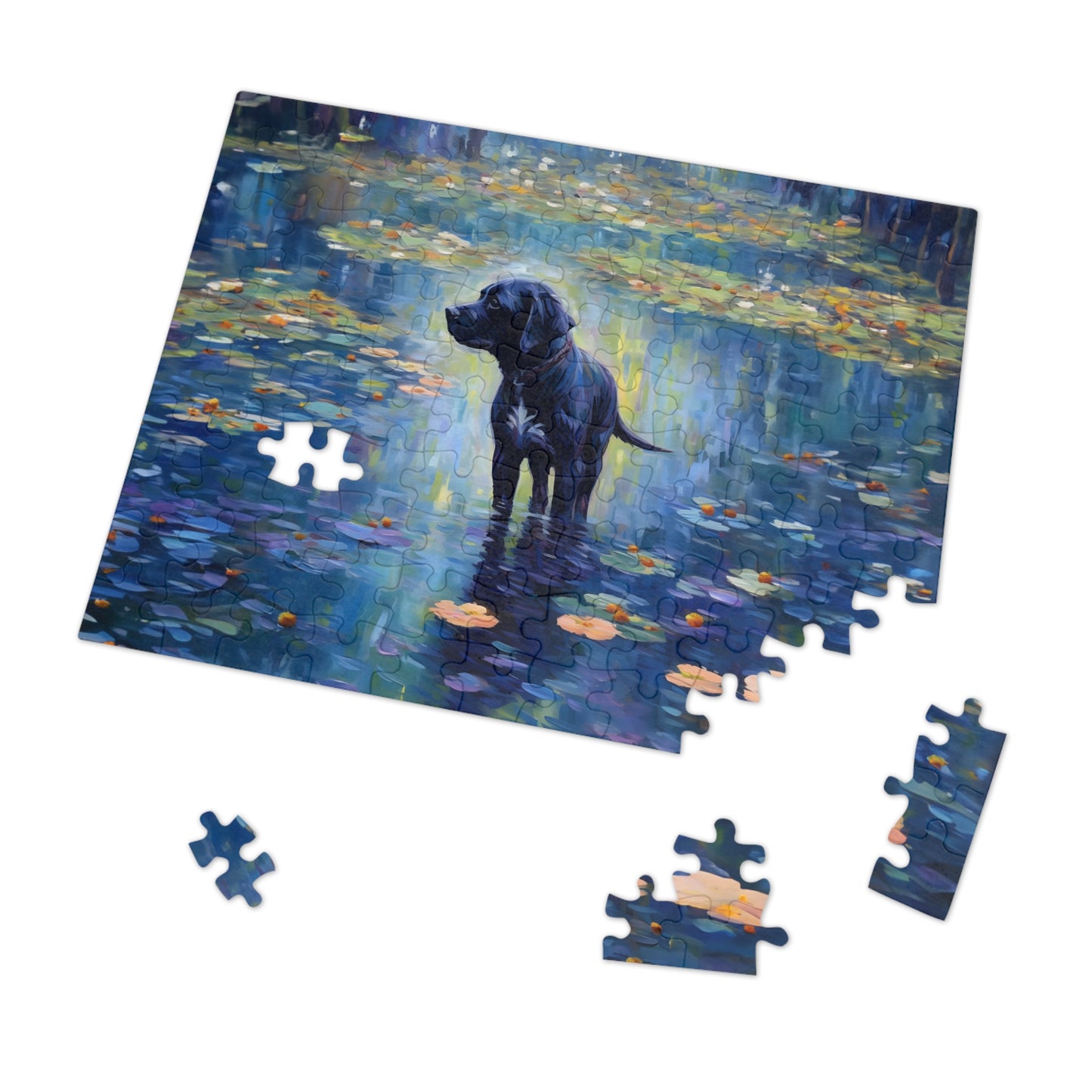 Labrador Retriever Monet Puzzle (30, 110, 252, 500,1000-Piece)