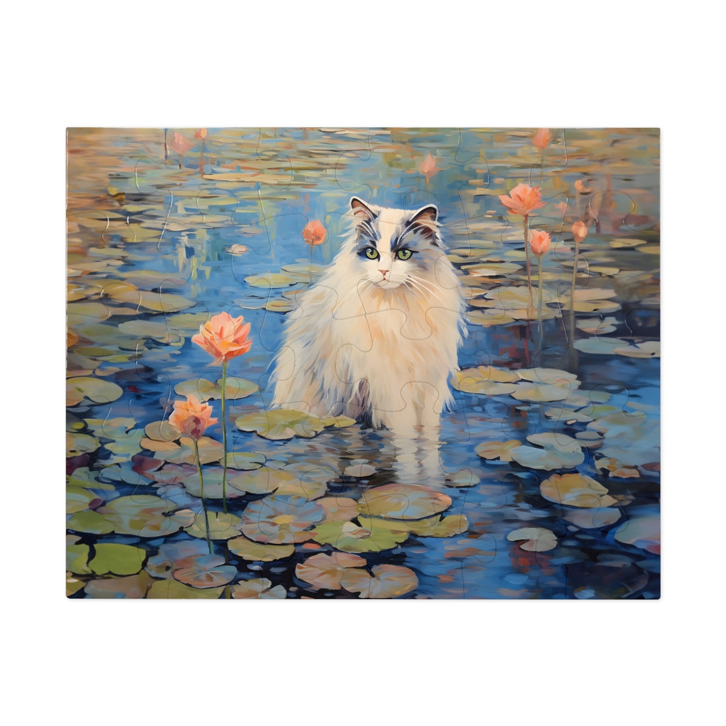 Cat Monet Puzzle (30, 110, 252, 500,1000-Piece)