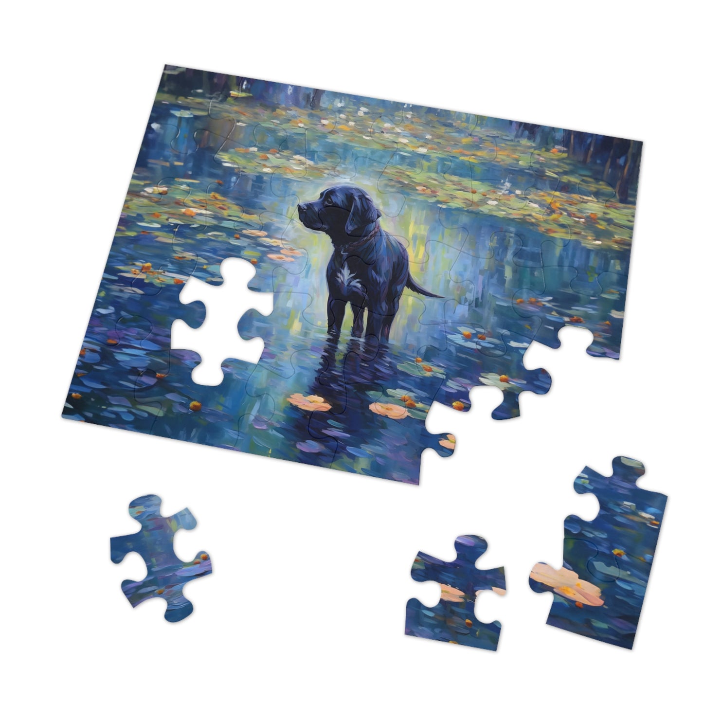 Labrador Retriever Monet Puzzle (30, 110, 252, 500,1000-Piece)