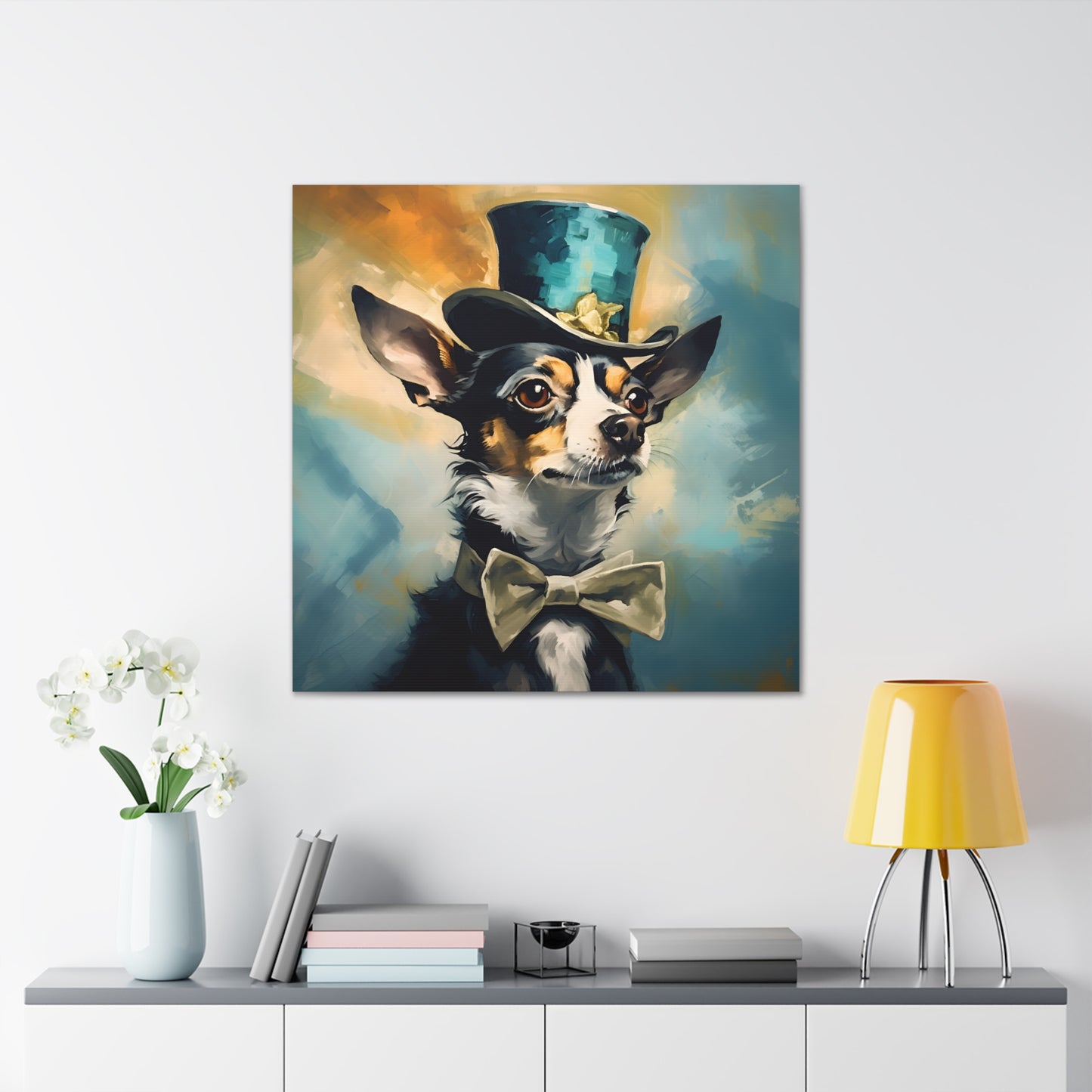 Chihuahua Dalí Canvas Print