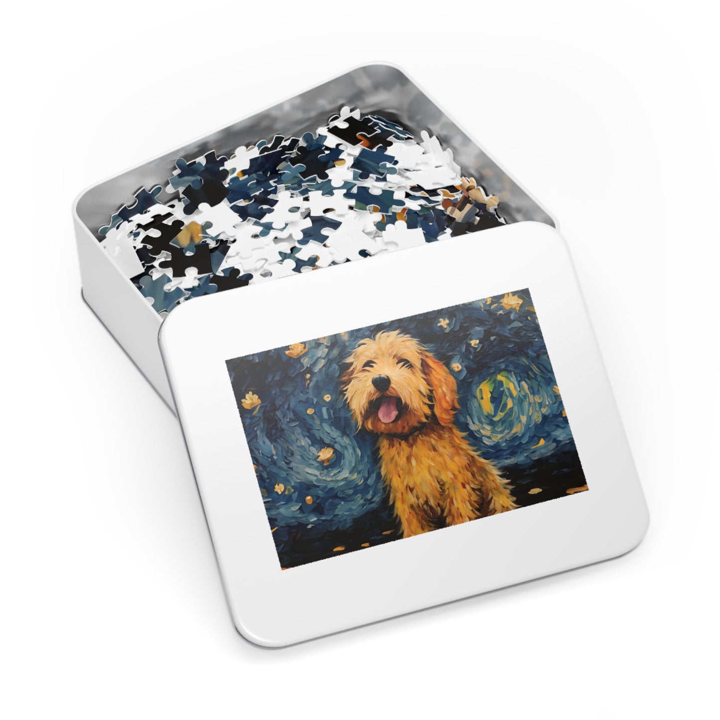 Golden Doodle Van Gogh Puzzle (30, 110, 252, 500,1000-Piece)