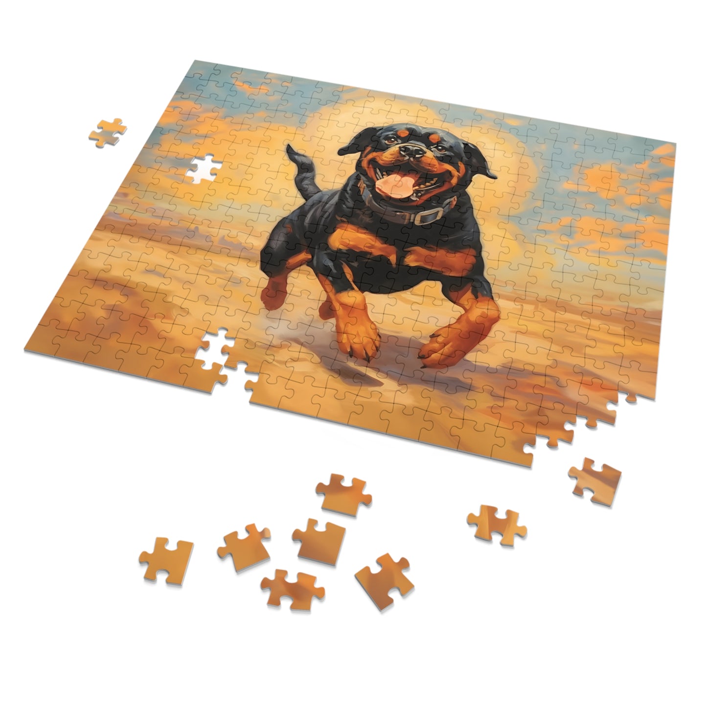 Rottweiler Dali Puzzle (30, 110, 252, 500,1000-Piece)