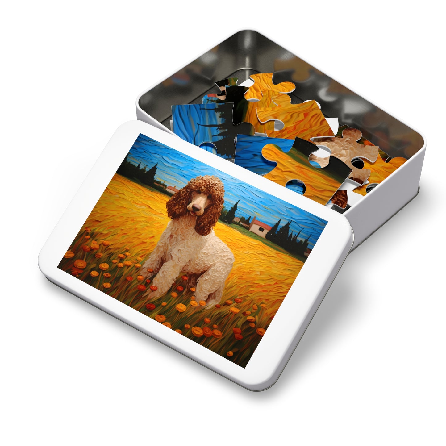 Standard Poodle Van Gogh Puzzle (30, 110, 252, 500,1000-Piece)