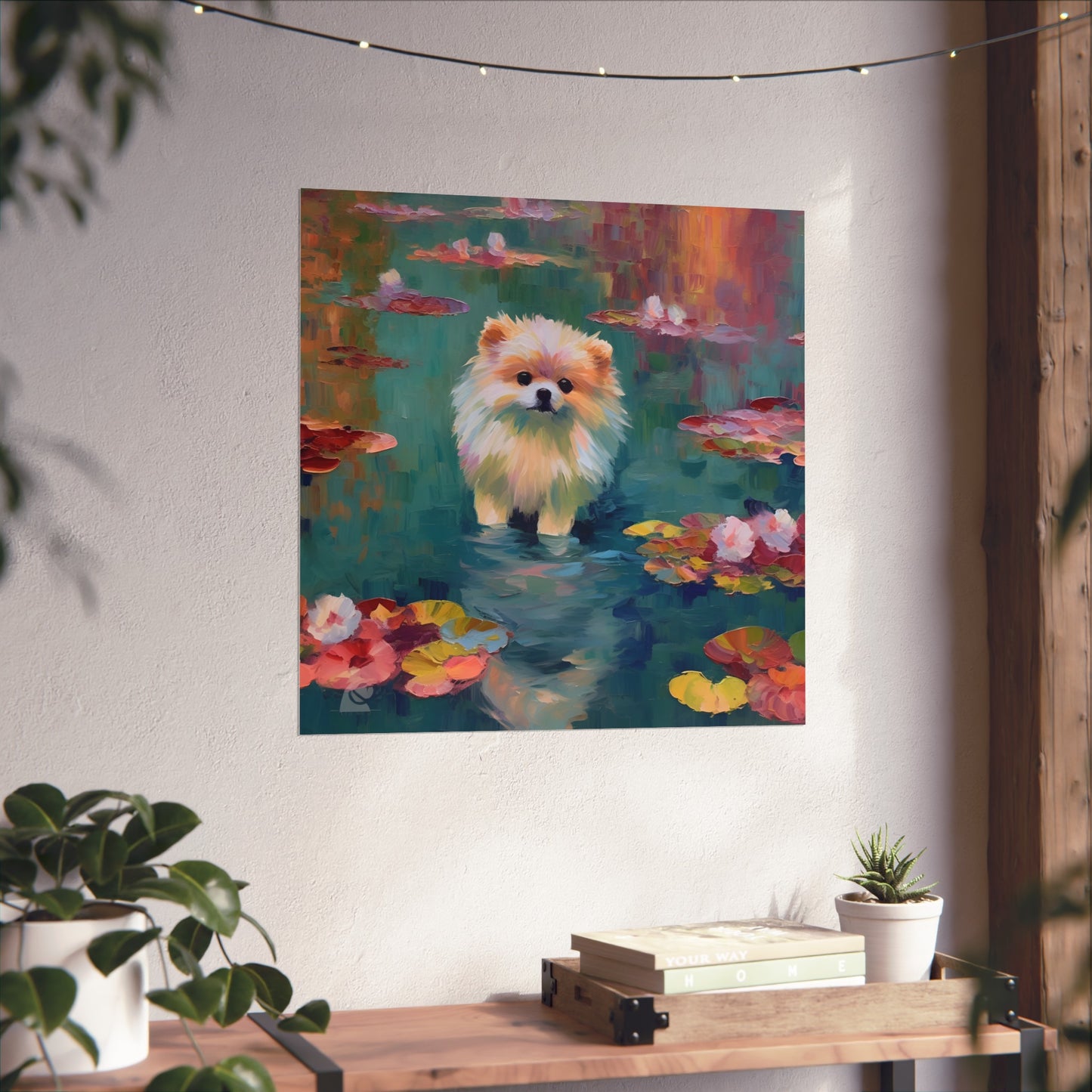 Pomeranian van Gogh Giclée