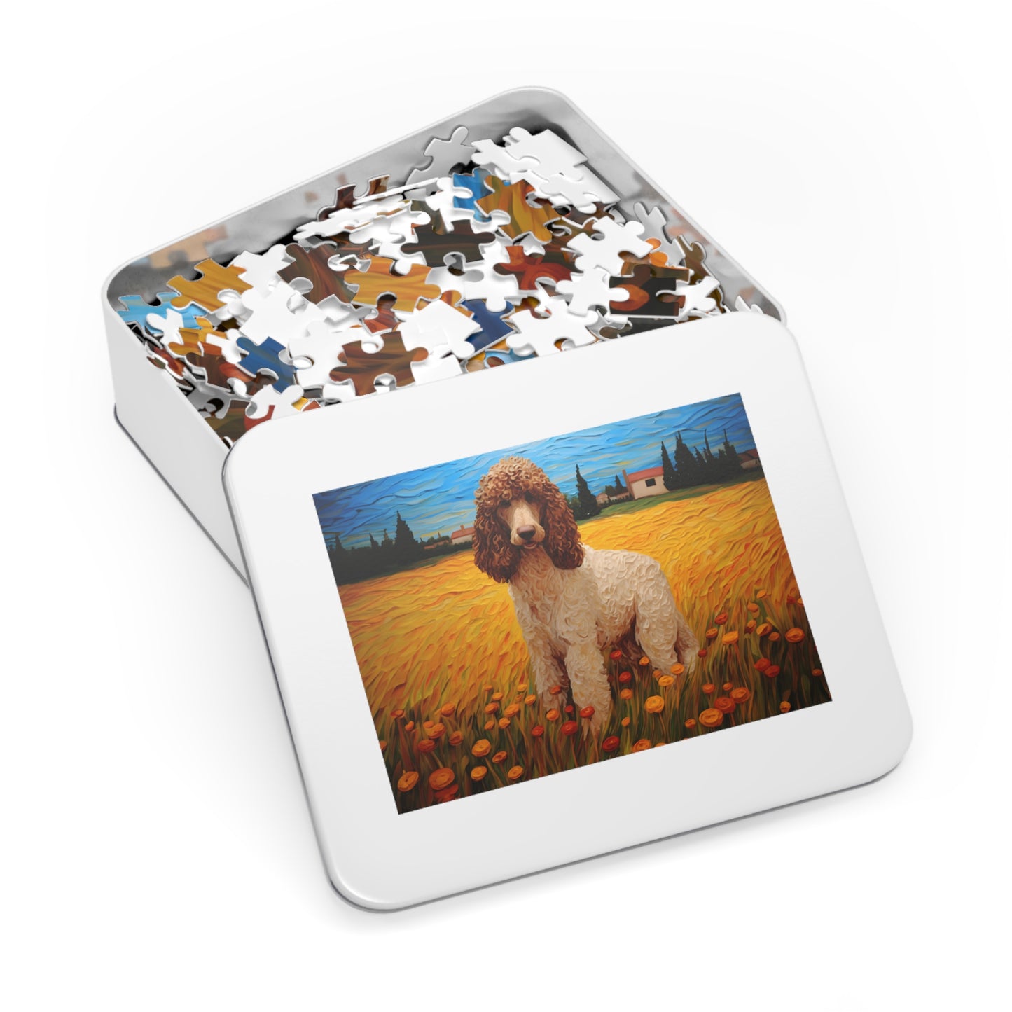 Standard Poodle Van Gogh Puzzle (30, 110, 252, 500,1000-Piece)