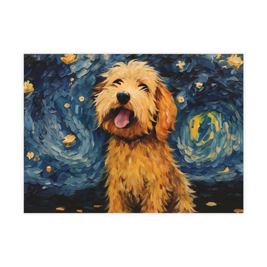 Golden Doodle Van Gogh Postcards