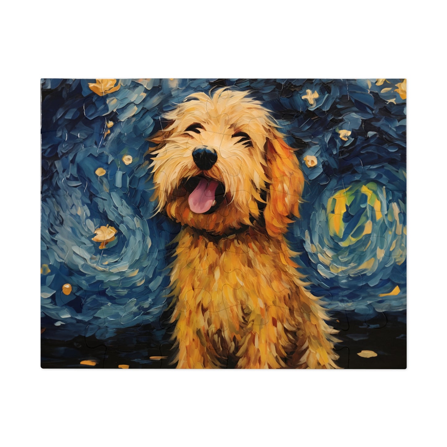 Golden Doodle Van Gogh Puzzle (30, 110, 252, 500,1000-Piece)