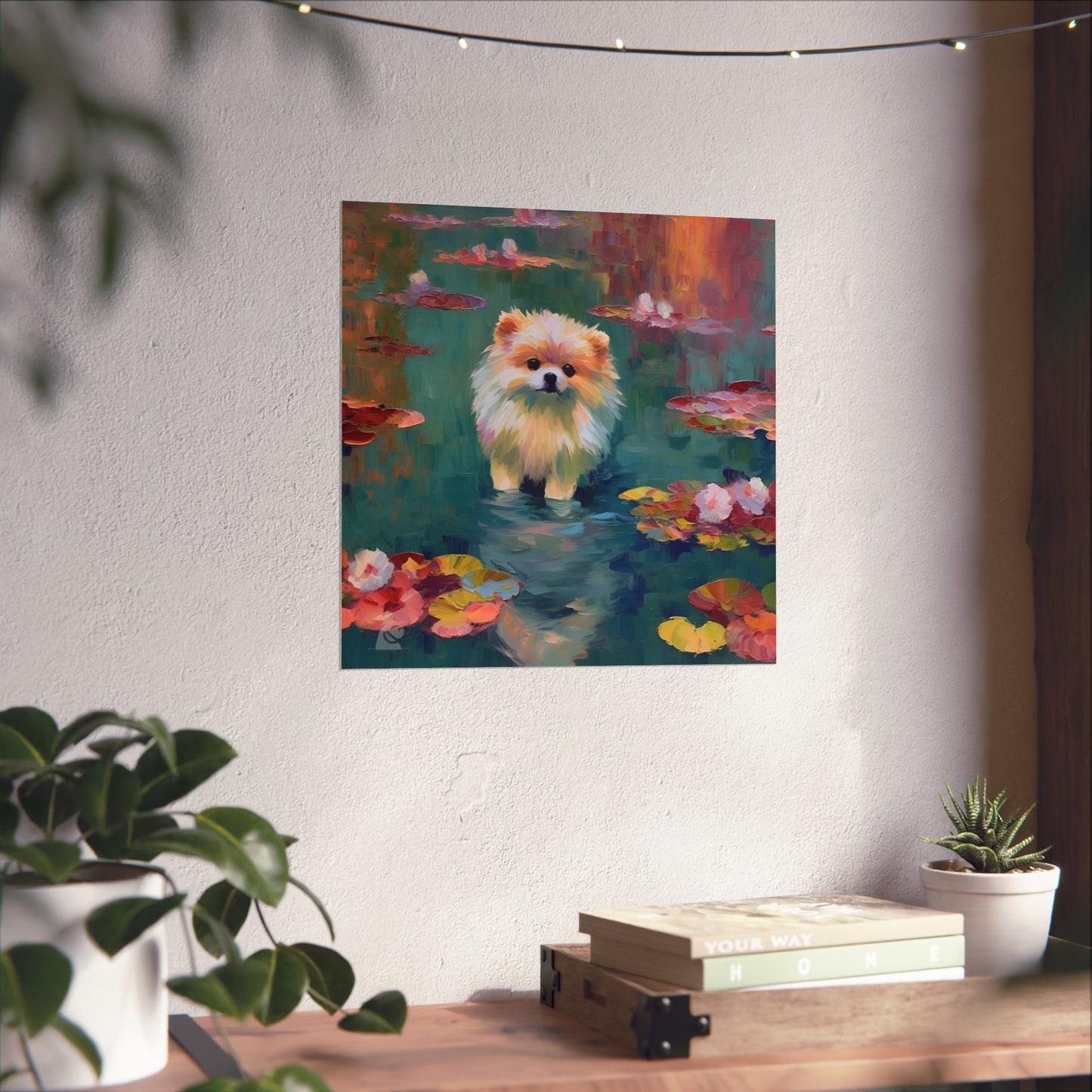 Pomeranian van Gogh Giclée