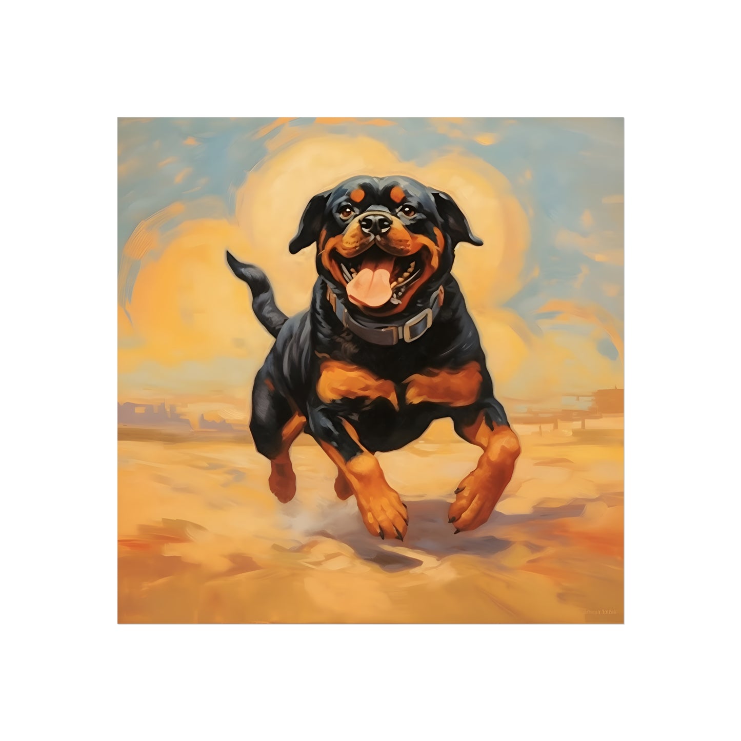 Rottweiler Dalí Giclée Print