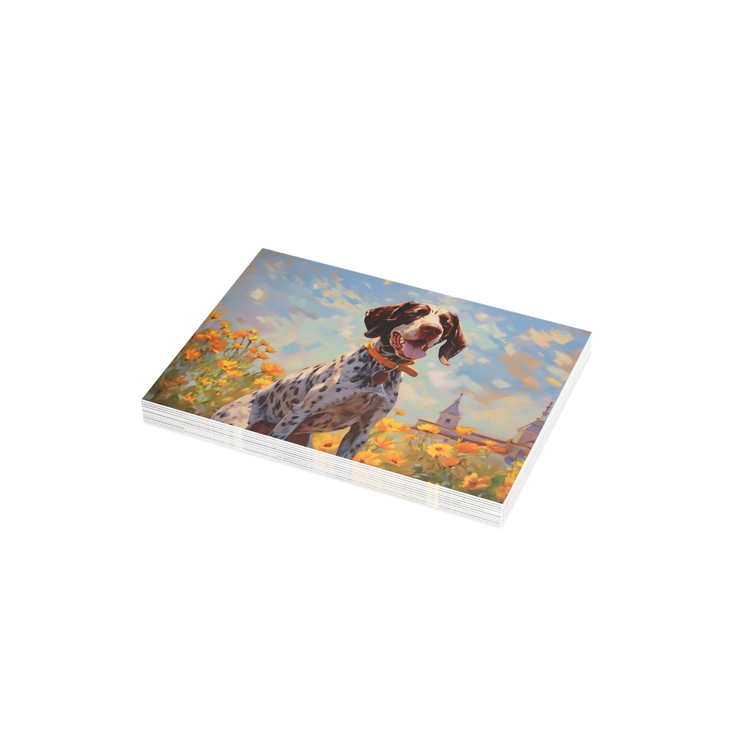 German Shorthaired Pointer Monet Postcards