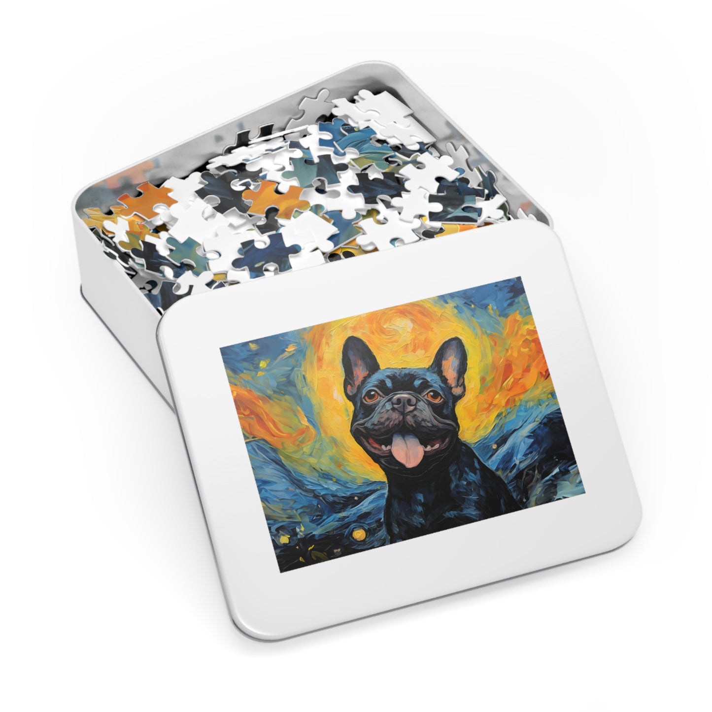 French Bulldog Van Gogh Puzzle (30, 110, 252, 500,1000-Piece)