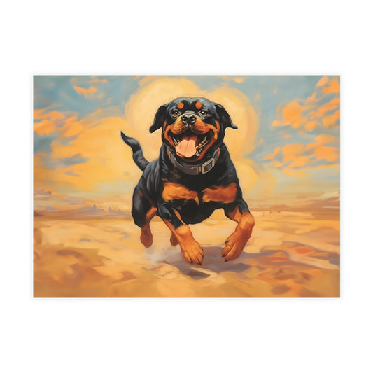 Rottweiler Dali Postcards