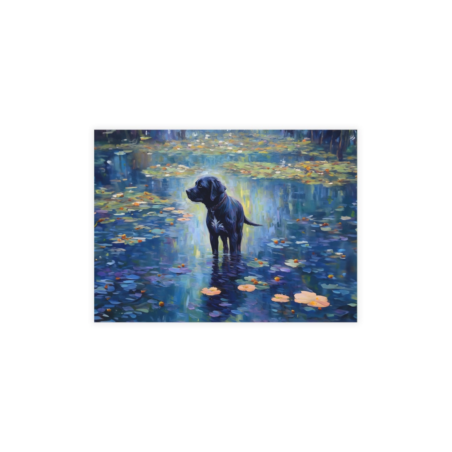 Labrador Retriever Monet Postcards