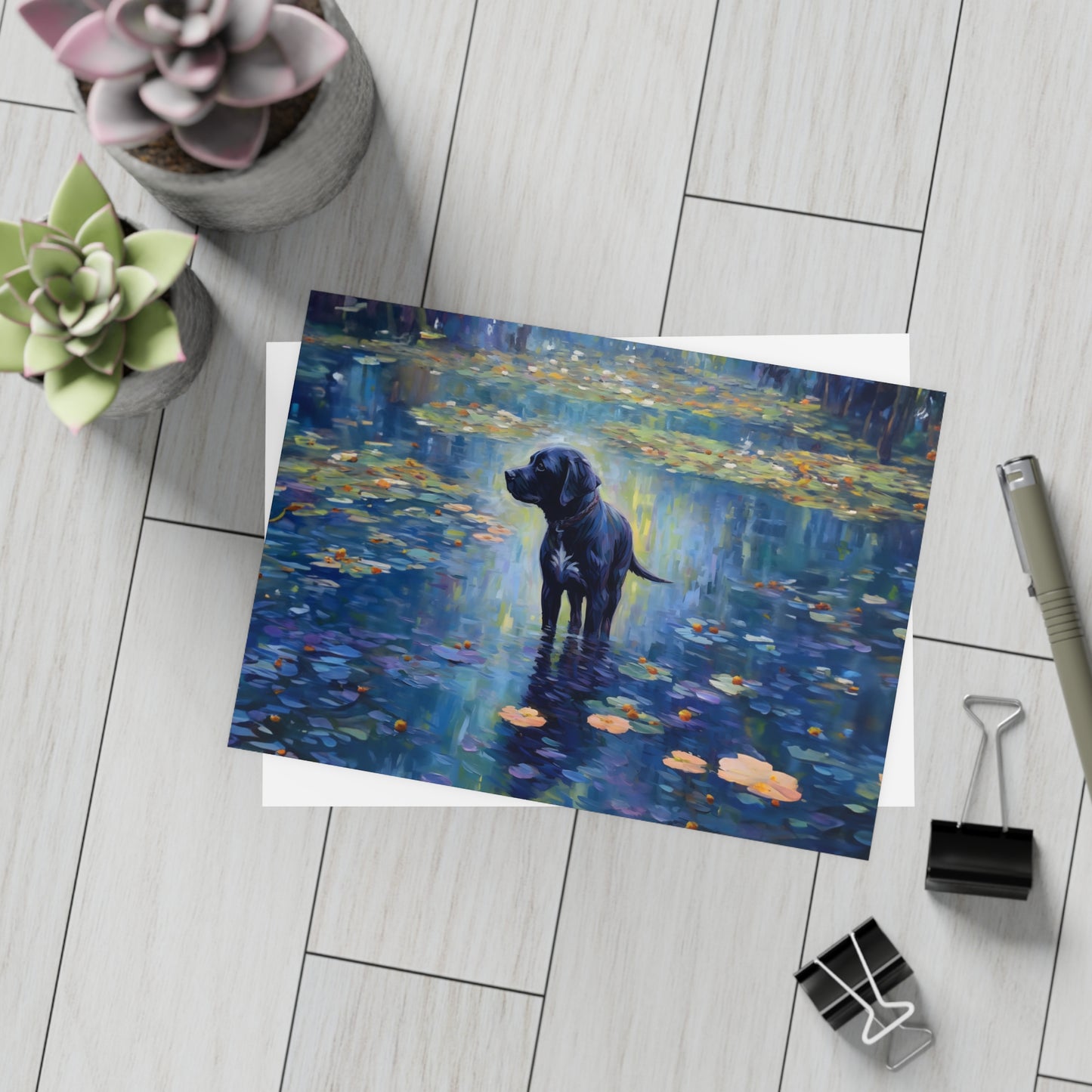 Labrador Retriever Monet Postcards