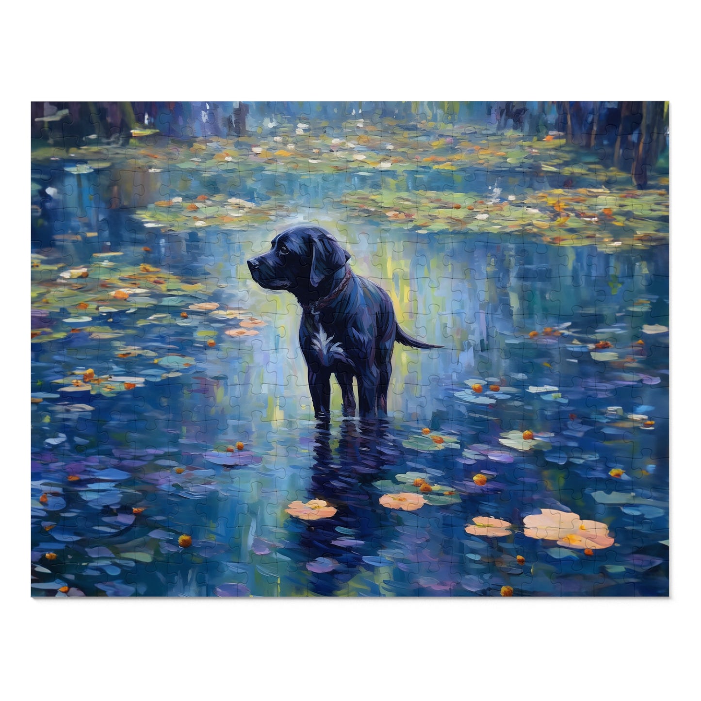 Labrador Retriever Monet Puzzle (30, 110, 252, 500,1000-Piece)