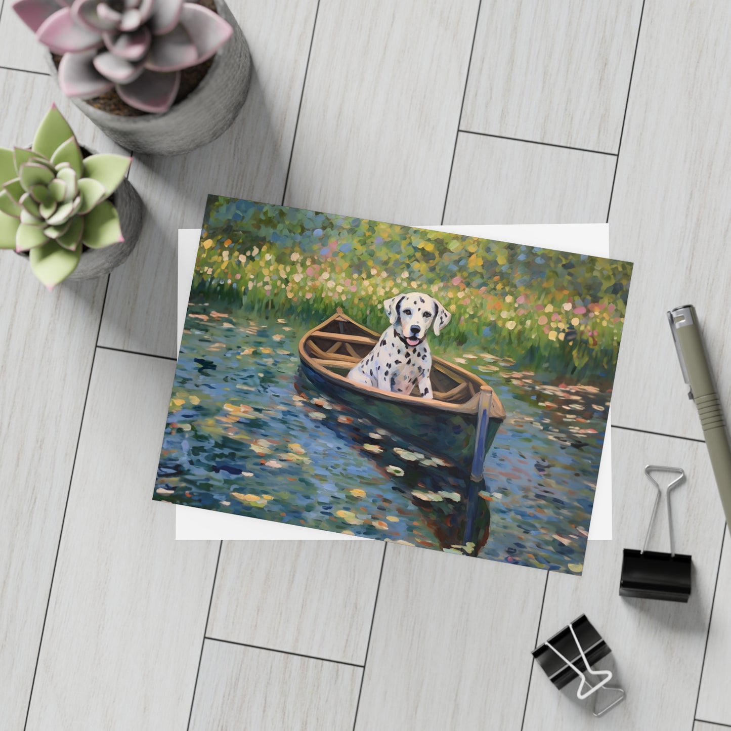 Dalmatian Monet Postcards