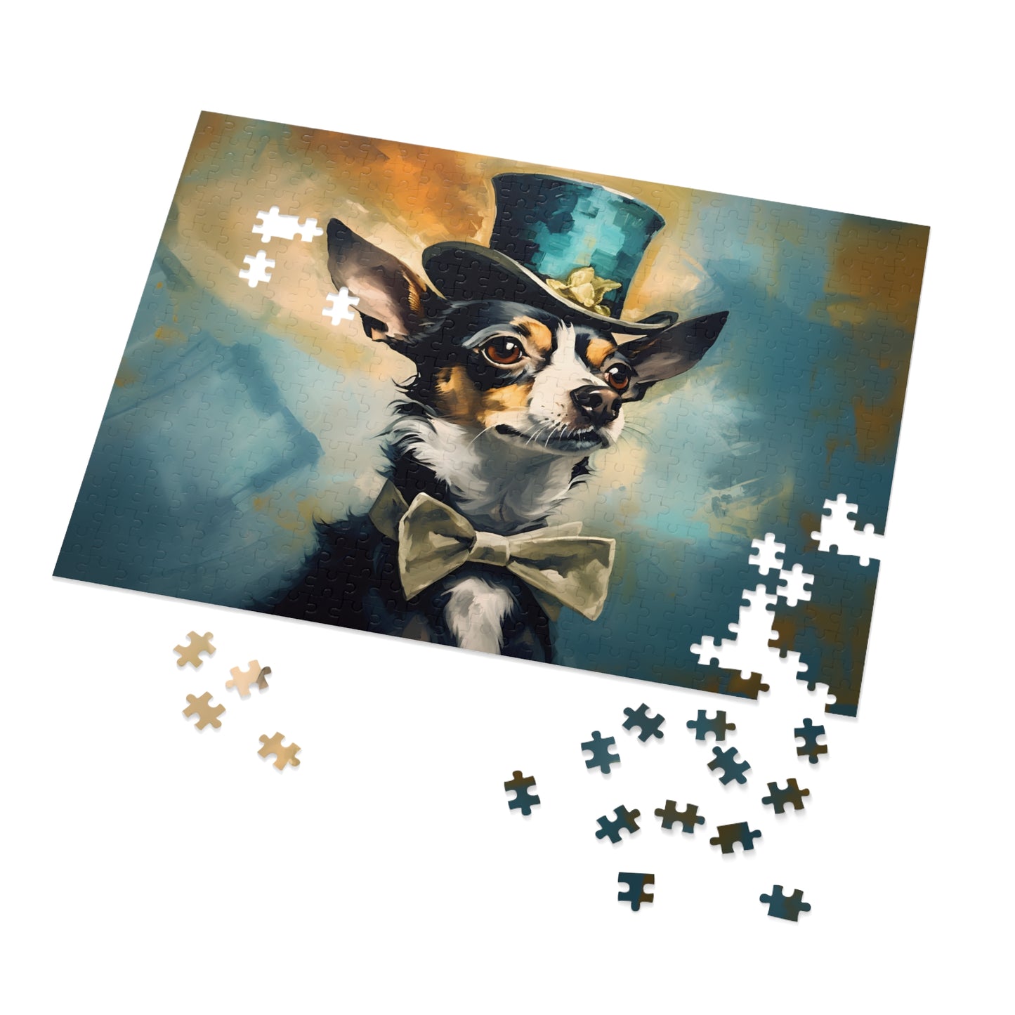 Chihuahua Dali Puzzle (30, 110, 252, 500,1000-Piece)