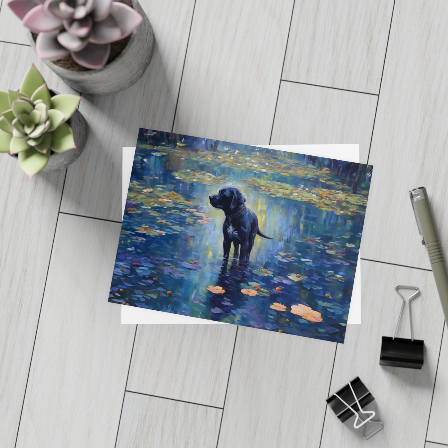 Labrador Retriever Monet Postcards