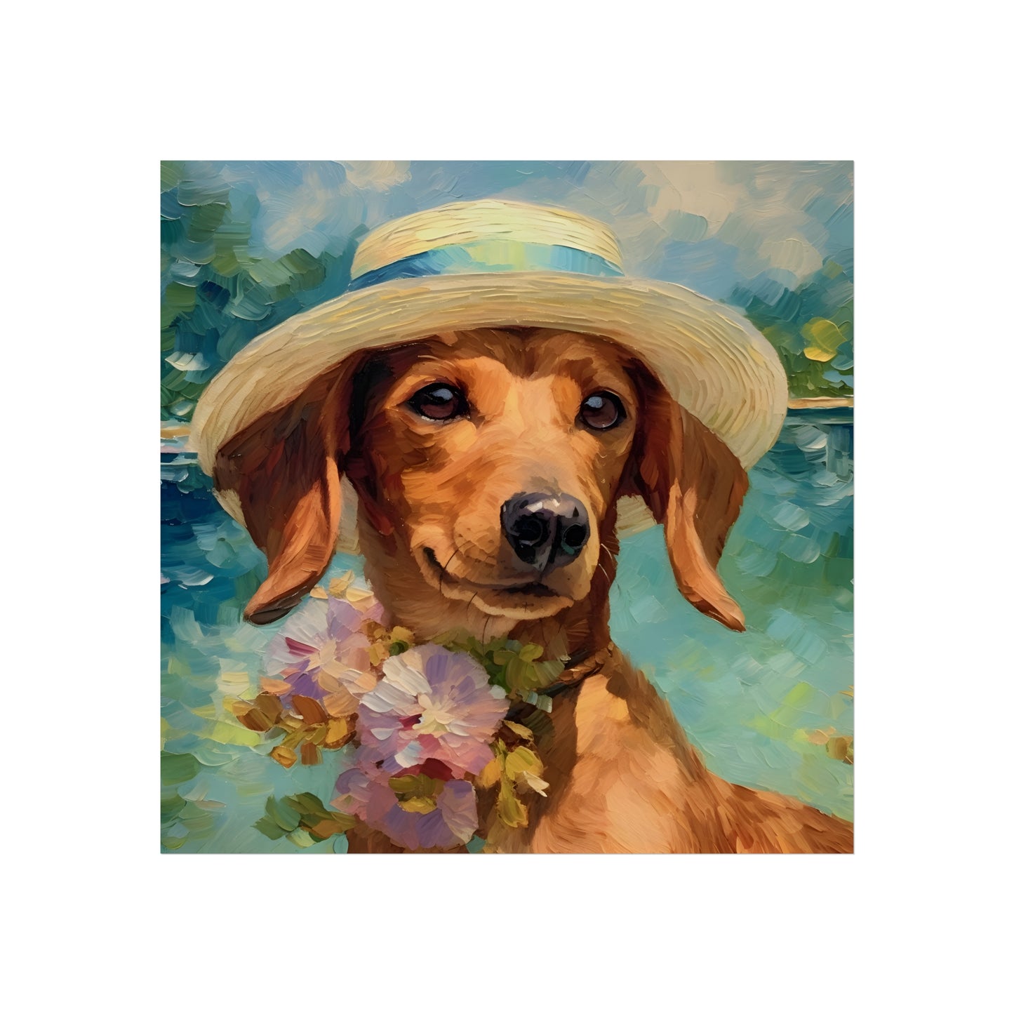 Dachshund Monet Giclée Print