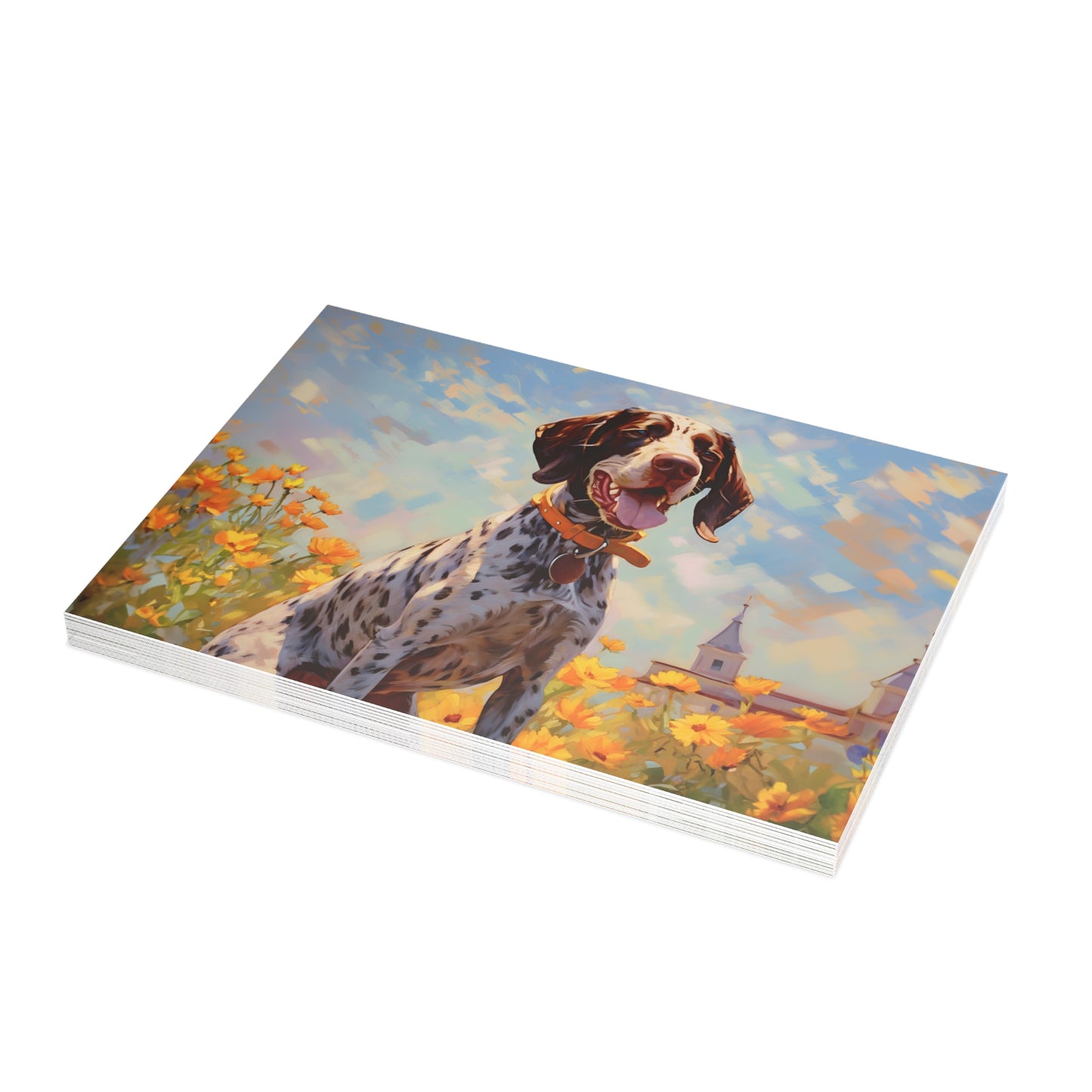 German Shorthaired Pointer Monet Postcards