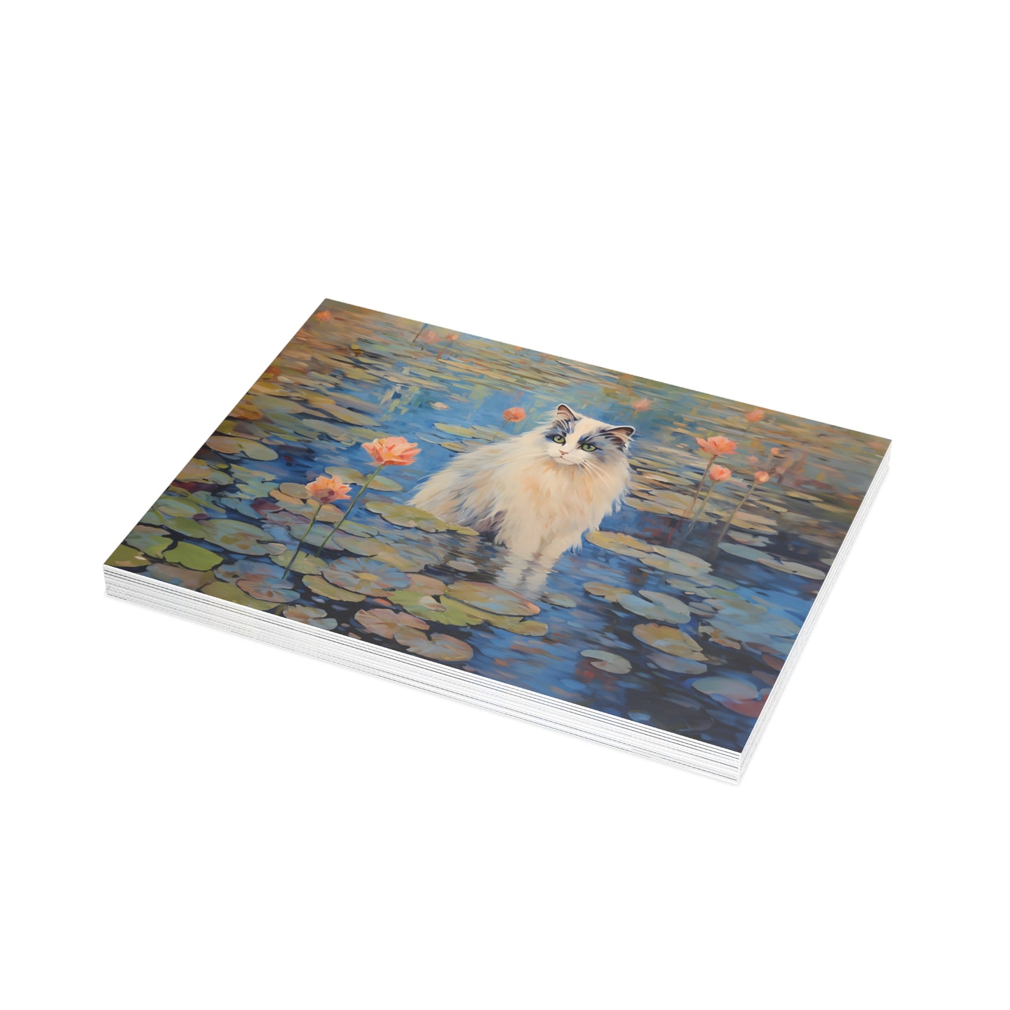 Cat Monet Postcards