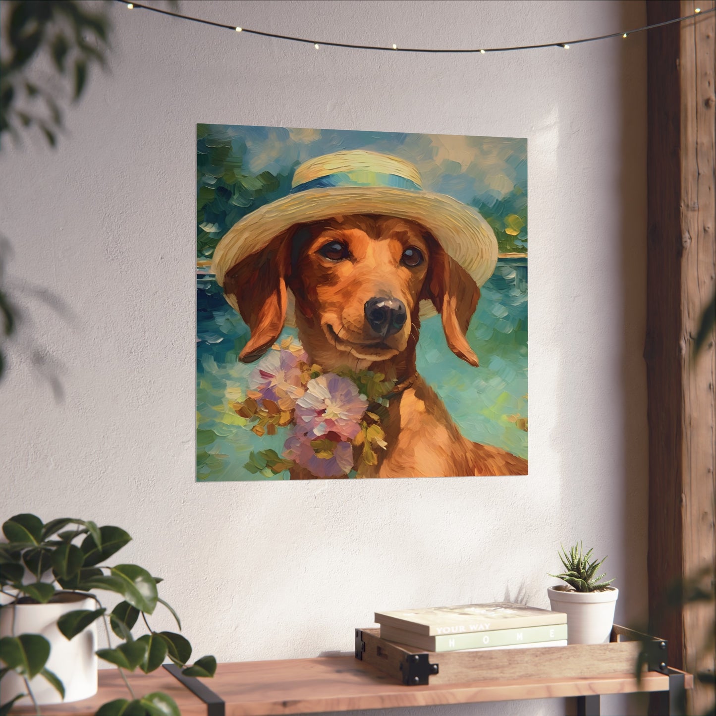 Dachshund Monet Giclée Print