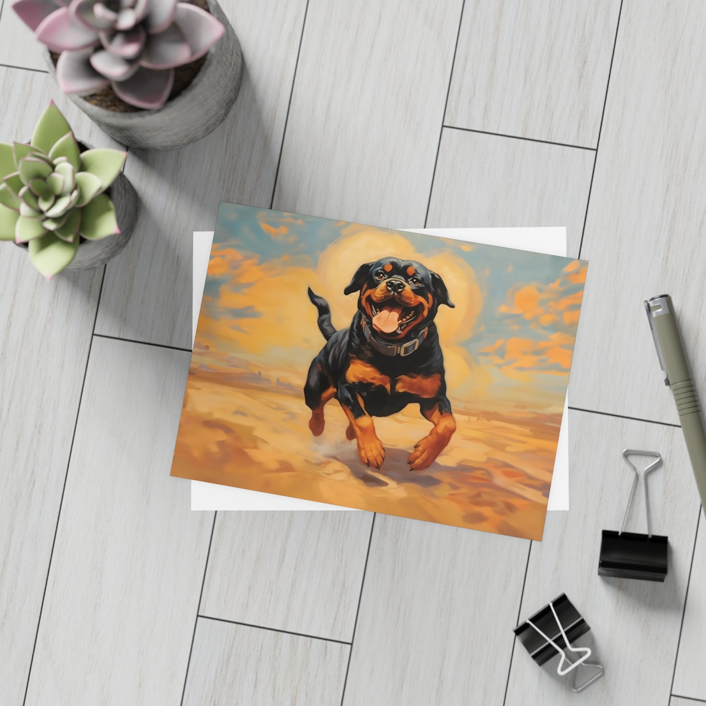 Rottweiler Dali Postcards